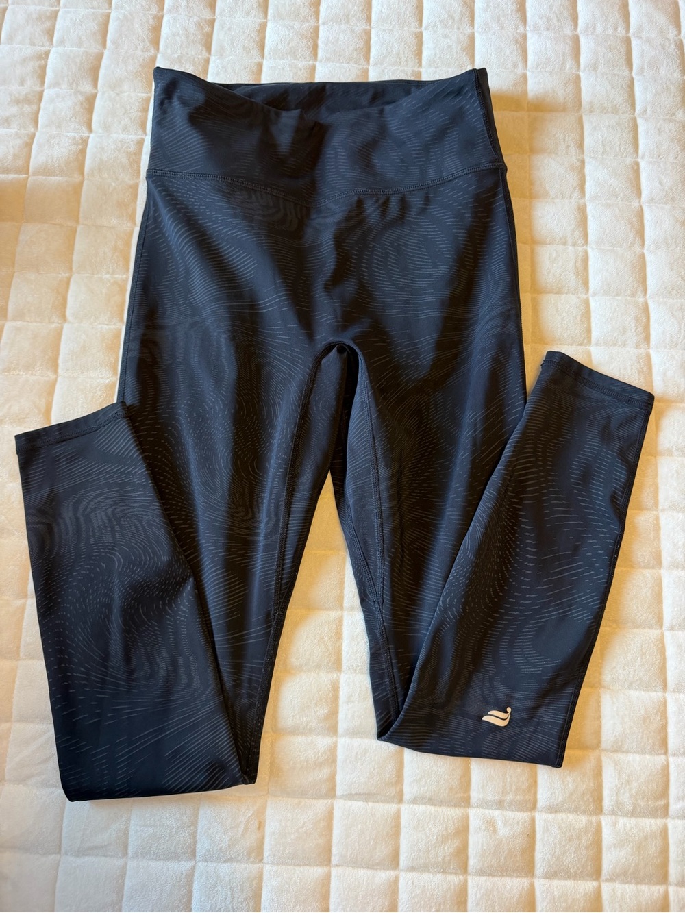 Fabletics Black Patterned Leggings